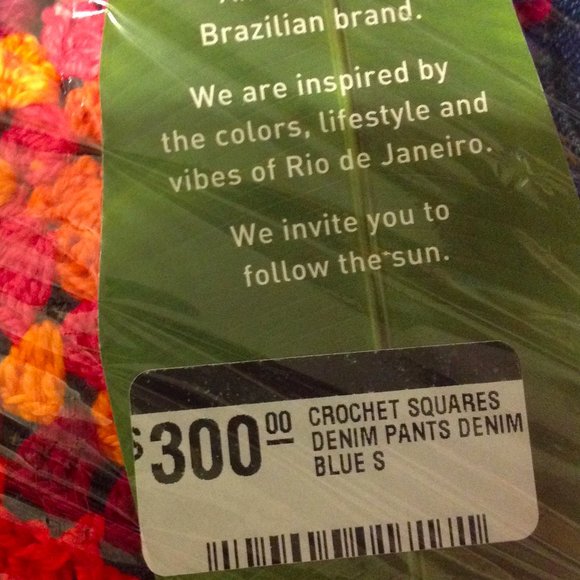 Farm Rio Crochet Squares Jeans - Picture 11 of 11